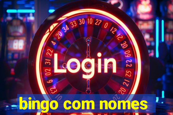 bingo com nomes